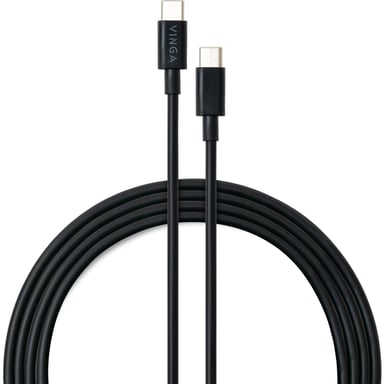 Дата кабель USB-C to USB-C 1.0m 60W PVC Vinga (VCDCCC31) - фото 1