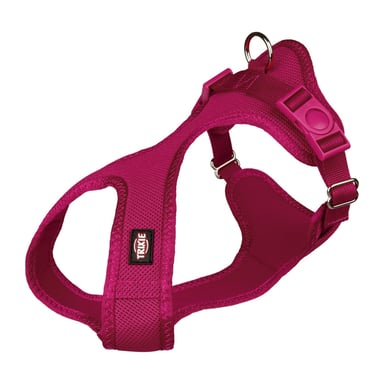 Шлея для собак Trixie Soft м'яка XXS-XS 25-35 см/15 мм фуксія (4047974162484) - фото 1