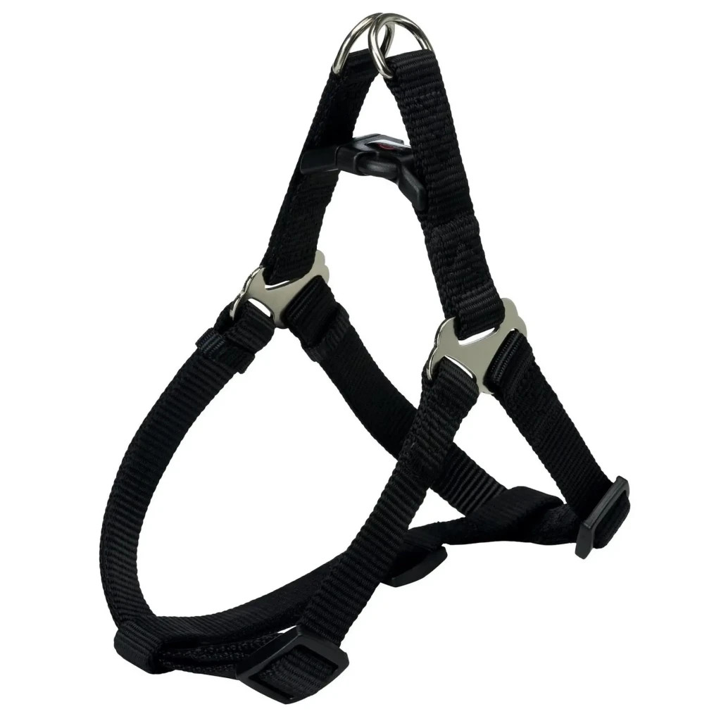 Шлея для собак Trixie Premium S 40-50 см/15 мм чорна (4011905204413) - фото 1