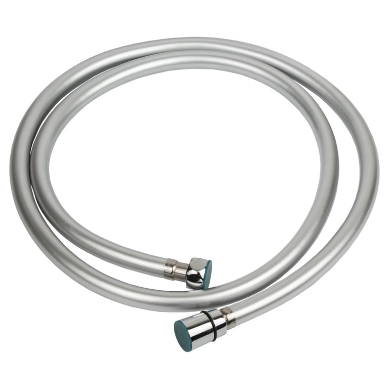 Шланг для душа AQUATICA 1/2″ PVC 3-х шаровий з підшипником сріблястий (XB-0173)