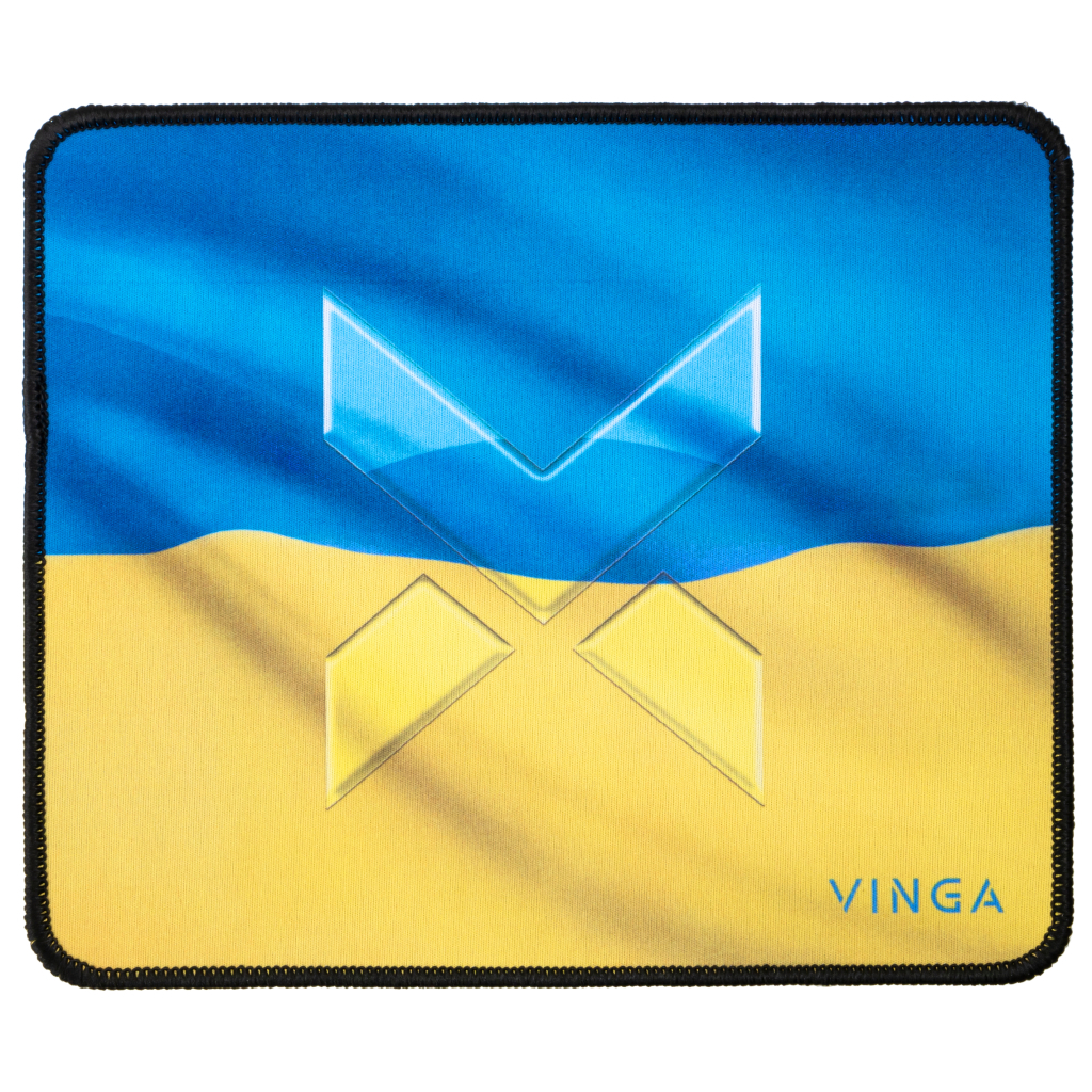 Килимок для мишки Vinga MP256 Flag of Ukraine - фото 1