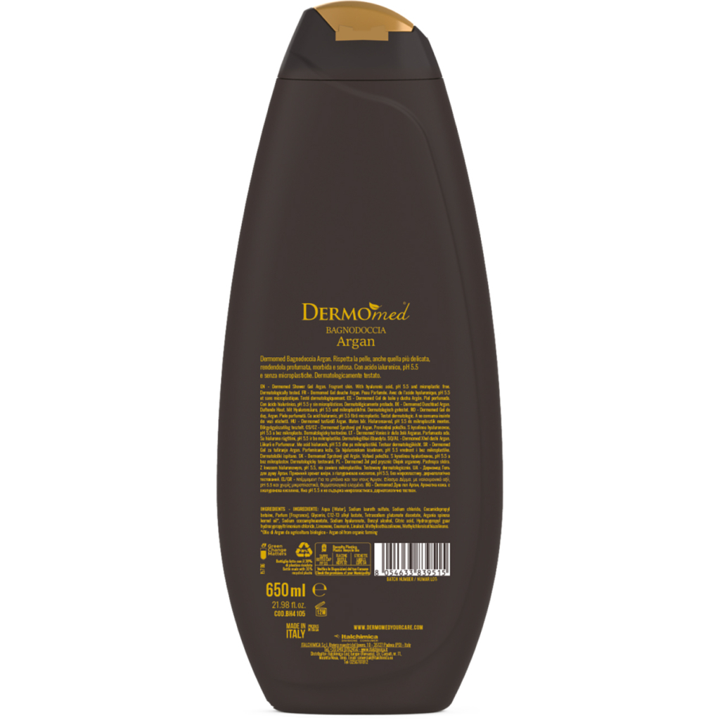 Гель для душу DermoMed Арган 650 мл (8054633839515) - фото 2 Гель для душу DermoMed Арган 650 мл (8054633839515) - фото 2