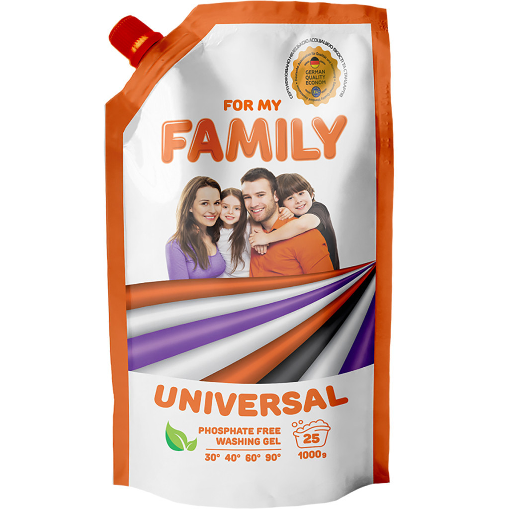 Гель для прання Family 2K Універсальний 1 кг (4260637721235) Гель для прання Family 2K Універсальний 1 кг (4260637721235)