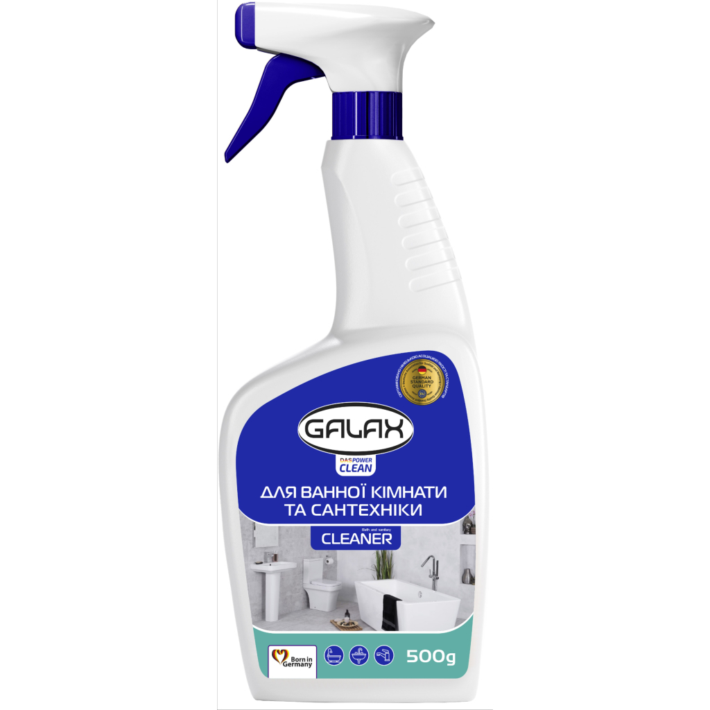 Спрей для чищення ванн Galax das PowerClean 500 г (4260637724397) Спрей для чищення ванн Galax das PowerClean 500 г (4260637724397)