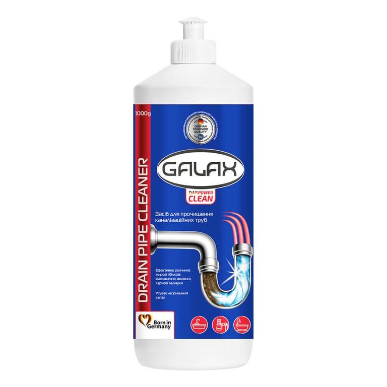 Засіб для прочищення труб Galax das PowerClean 1000 г (4823128000778)