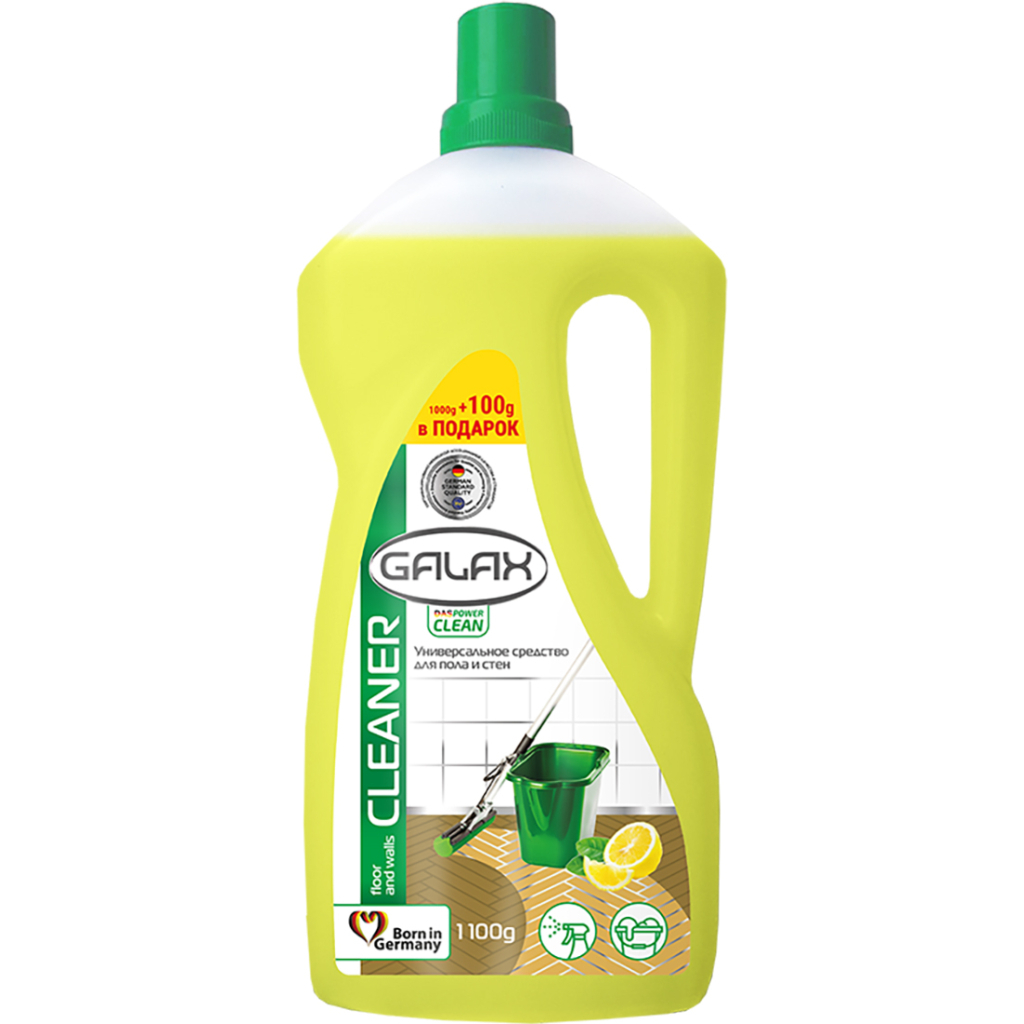 Засіб для миття підлоги Galax das PowerClean Лимон 1.1 кг (4260637724458) Засіб для миття підлоги Galax das PowerClean Лимон 1.1 кг (4260637724458)