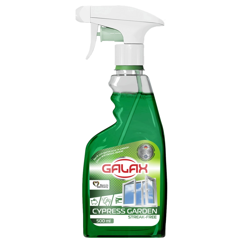 Засіб для миття скла Galax Кипарисовий сад 500 мл (4823128000808) Засіб для миття скла Galax Кипарисовий сад 500 мл (4823128000808)