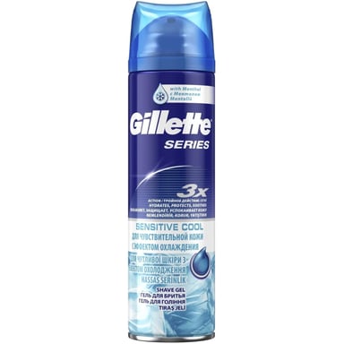 Гель для гоління Gillette Series Охолоджуючий з евкаліптом 200 мл (7702018457786) - фото 1