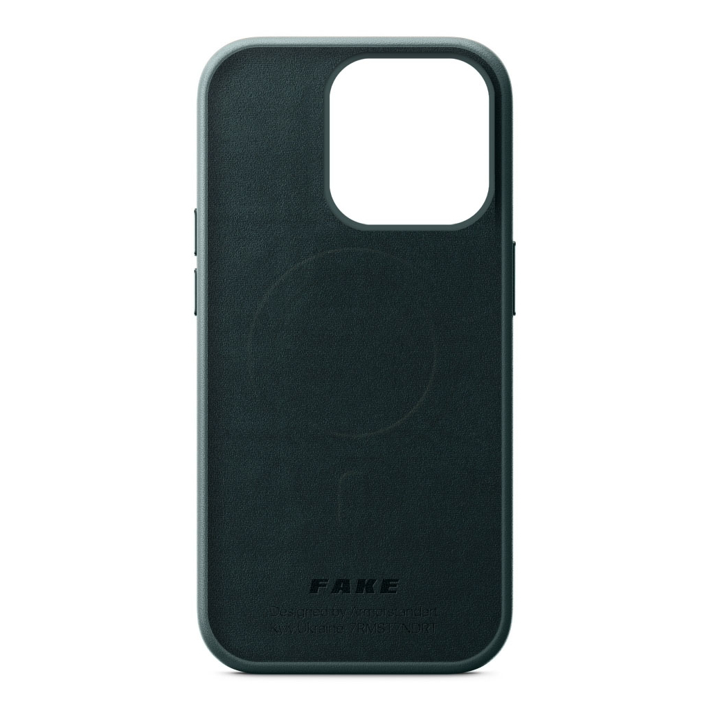 Чохол до мобільного телефона Armorstandart FAKE Leather Case Apple iPhone 14 Pro Shirt Green (ARM64399) - фото 2 Чохол до мобільного телефона Armorstandart FAKE Leather Case Apple iPhone 14 Pro Shirt Green (ARM64399) - фото 2