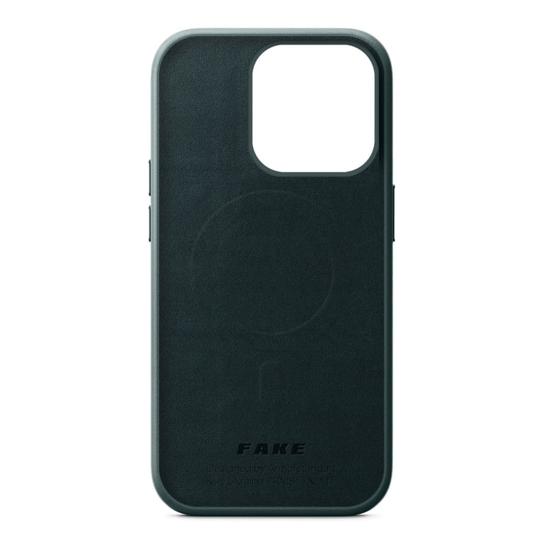 Чохол до мобільного телефона Armorstandart FAKE Leather Case Apple iPhone 14 Pro Shirt Green (ARM64399) - фото 2