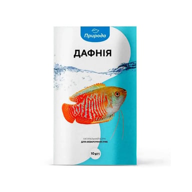 Корм для риб Природа "Дафнія" 10 г (4820157401149) - фото 1