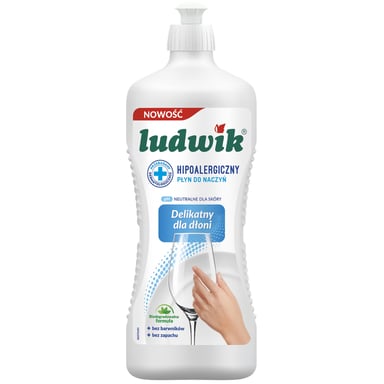 Засіб для ручного миття посуду Ludwik Гіпоалергенний 900 г (5900498028300) - фото 1