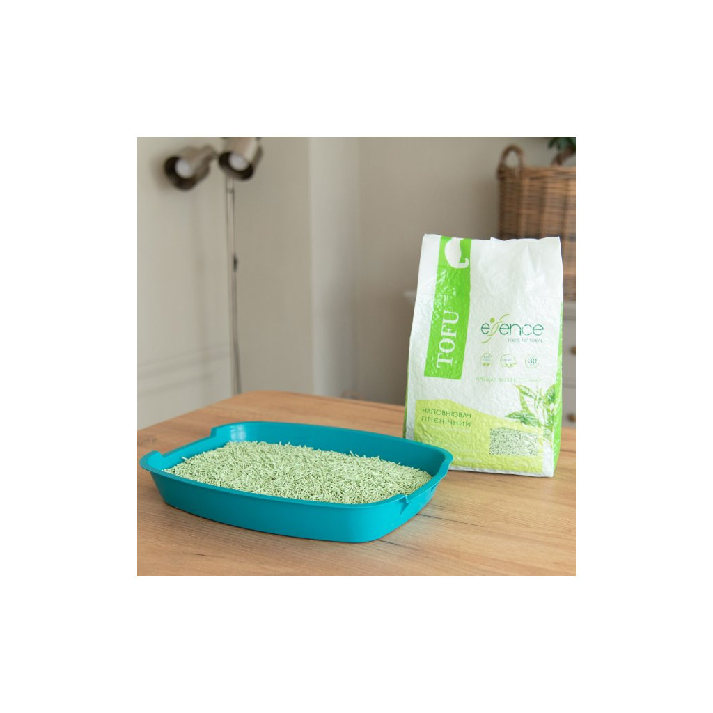 Наповнювач для туалету Essence Tofu з ароматом зеленого чаю 2 мм 6 л (4820261920017) - фото 4 Наповнювач для туалету Essence Tofu з ароматом зеленого чаю 2 мм 6 л (4820261920017) - фото 4
