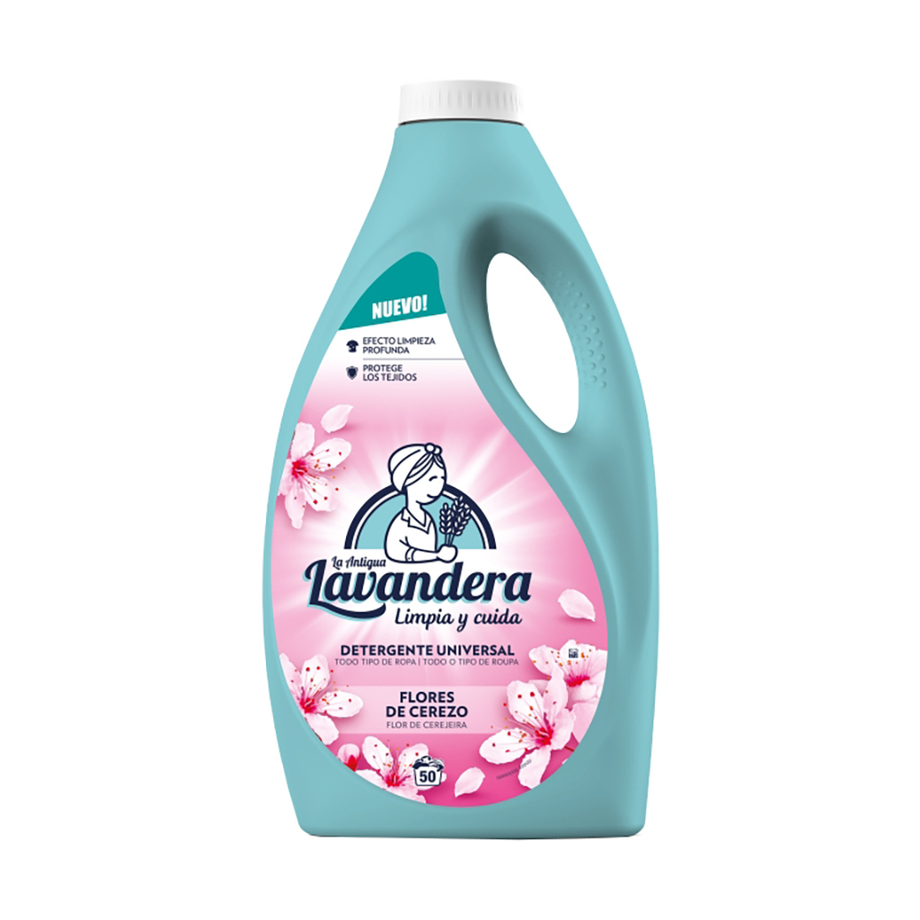 Гель для прання La Antigua Lavandera Цвітіння вишні 2.5 л (8435495826767) - фото 1 Гель для прання La Antigua Lavandera Цвітіння вишні 2.5 л (8435495826767) - фото 1