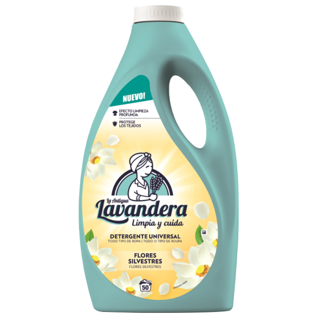 Гель для прання La Antigua Lavandera Польові квіти 2.5 л (8435495826736) Гель для прання La Antigua Lavandera Польові квіти 2.5 л (8435495826736)