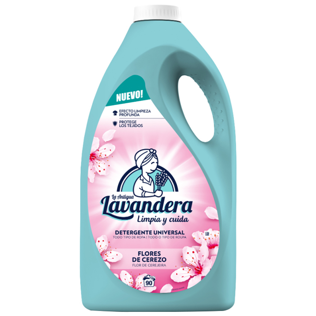 Гель для прання La Antigua Lavandera Цвітіння вишні 4.5 л (8435495820536) - фото 1 Гель для прання La Antigua Lavandera Цвітіння вишні 4.5 л (8435495820536) - фото 1