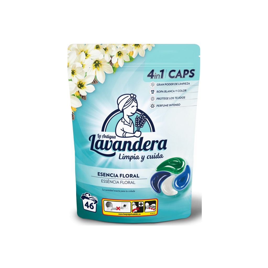 Капсули для прання La Antigua Lavandera Польові квіти 46 шт. (8435495831525/8435495835974) - фото 1