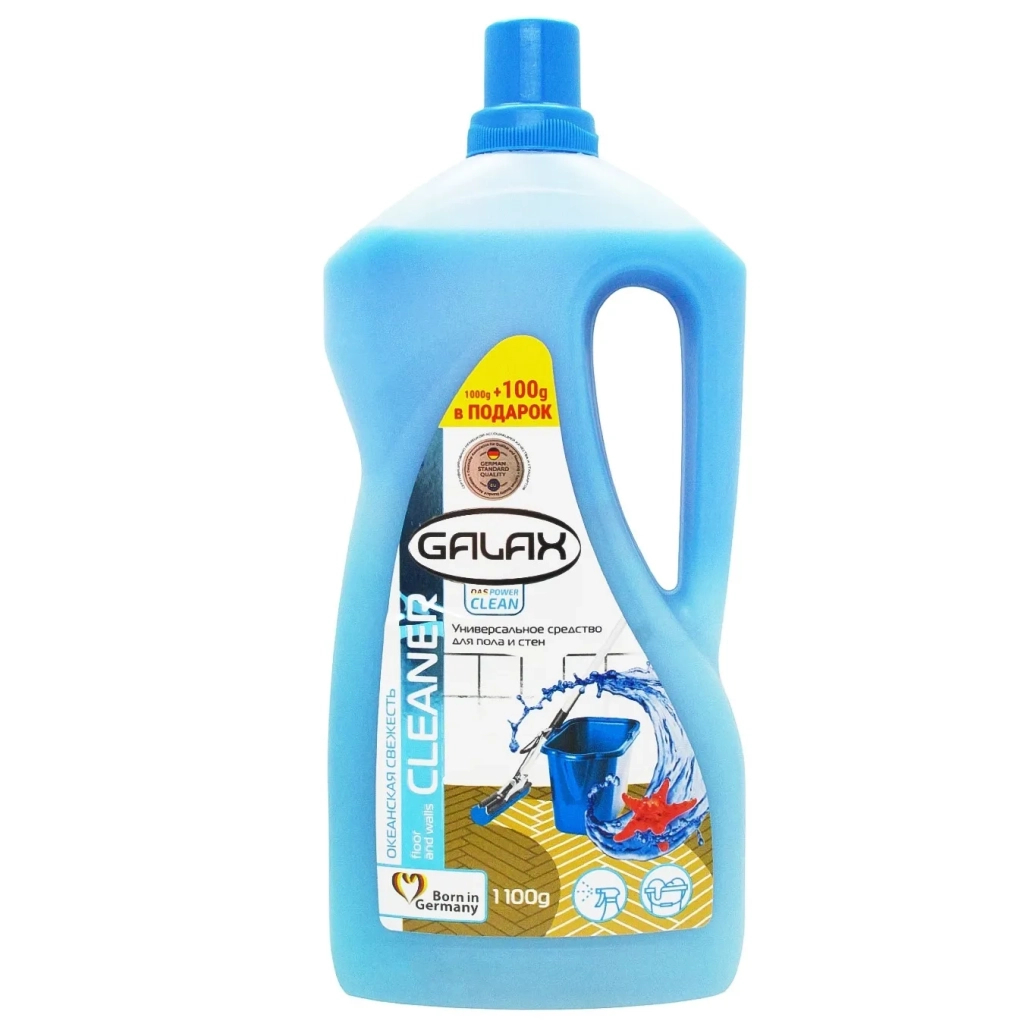 Засіб для миття підлоги Galax das PowerClean Океанська свіжість 1.1 кг (4260637724236) Засіб для миття підлоги Galax das PowerClean Океанська свіжість 1.1 кг (4260637724236)