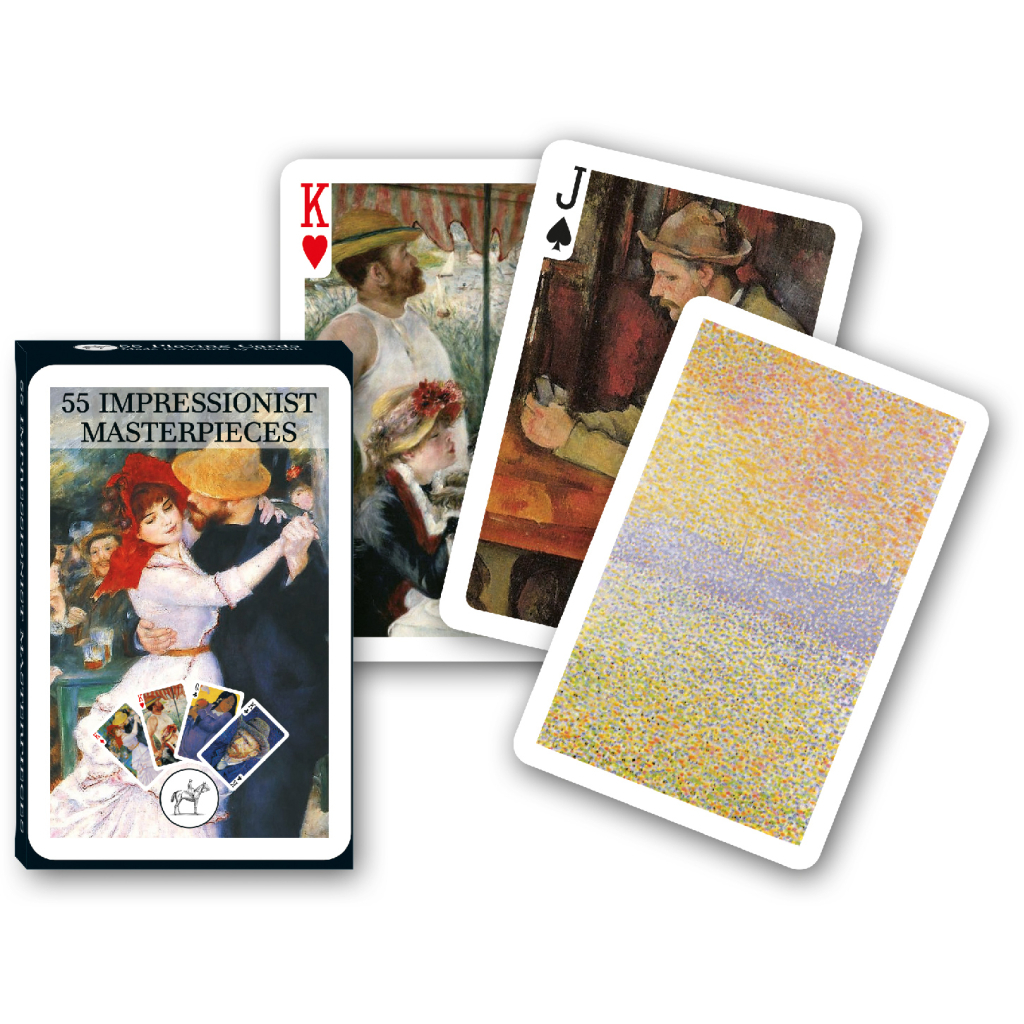 Гральні карти Piatnik Шедеври імпресіоністів, 1 колода х 55 карт (PT-112218) - фото 1