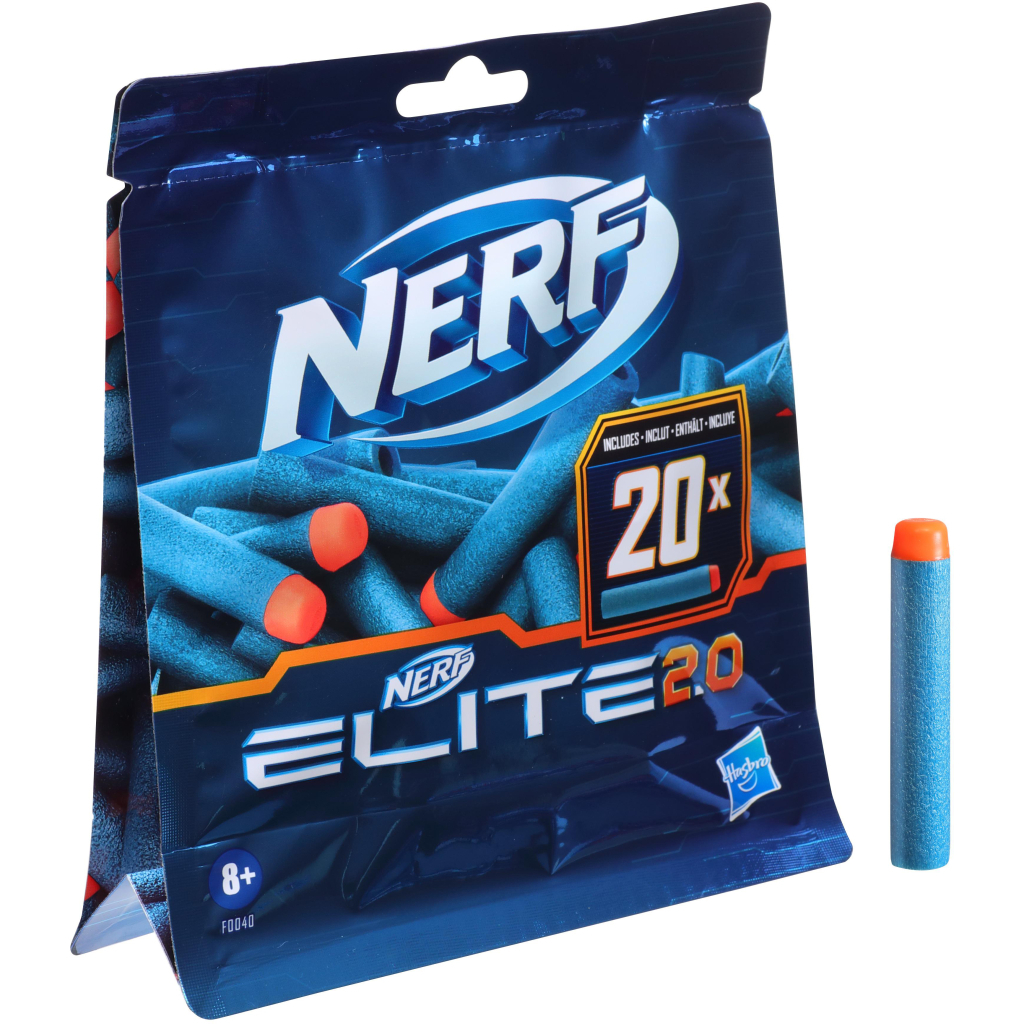 Іграшкова зброя Hasbro набір стріл Nerf Elite 2.0 20 шт (F0040) - фото 2 Іграшкова зброя Hasbro набір стріл Nerf Elite 2.0 20 шт (F0040) - фото 2