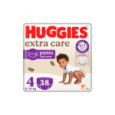 Підгузки Huggies Extra Care Pants 4 9-14 кг 38 шт (5029053549323) - фото 1