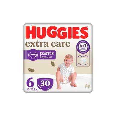 Підгузки Huggies Elite Soft 6 (15-25 кг) Mega 30 шт (5029053582436) - фото 1