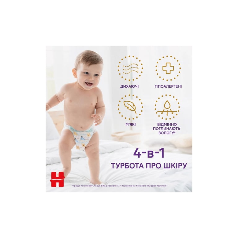 Підгузки Huggies Elite Soft 6 (15-25 кг) Mega 30 шт (5029053582436) - фото 5