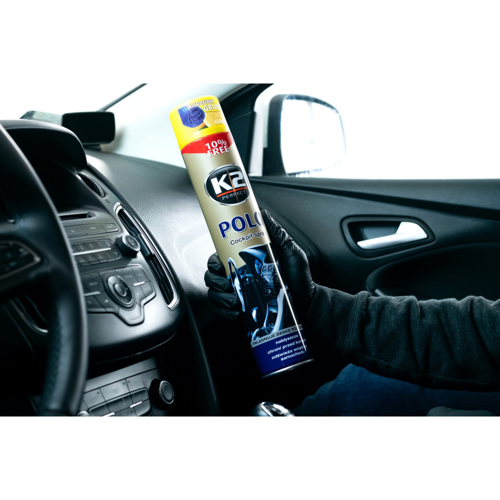 Автополіроль K2 POLO COCKPIT 750ml лимон (K407CY1) - фото 6 Автополіроль K2 POLO COCKPIT 750ml лимон (K407CY1) - фото 6