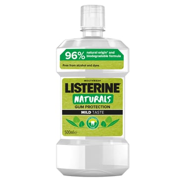 Ополіскувач для порожнини рота Listerine Naturals з ефірними оліями 500 мл (3574661643335/3574661657462) - фото 1
