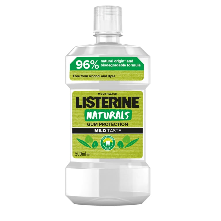 Ополіскувач для порожнини рота Listerine Naturals з ефірними оліями 500 мл (3574661643335/3574661657462) - фото 1