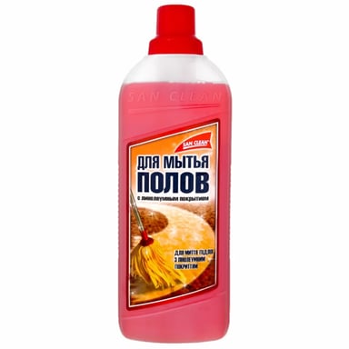 Засіб для миття підлоги San Clean для лінолеуму 1 кг (4820003541654) - фото 1