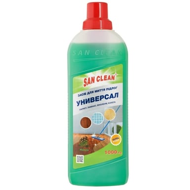 Засіб для миття підлоги San Clean універсал Хвоя 1 кг (4820003543818) - фото 1