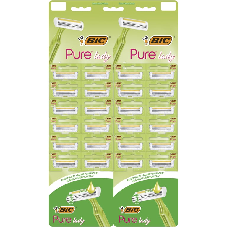 Бритва Bic Pure 3 Lady 24 шт. (3086126727417) - фото 1