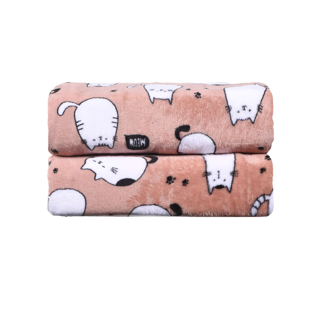 Плед Ardesto Flannel котики, 160х200 см (ART0108PB) - фото 4 Плед Ardesto Flannel котики, 160х200 см (ART0108PB) - фото 4