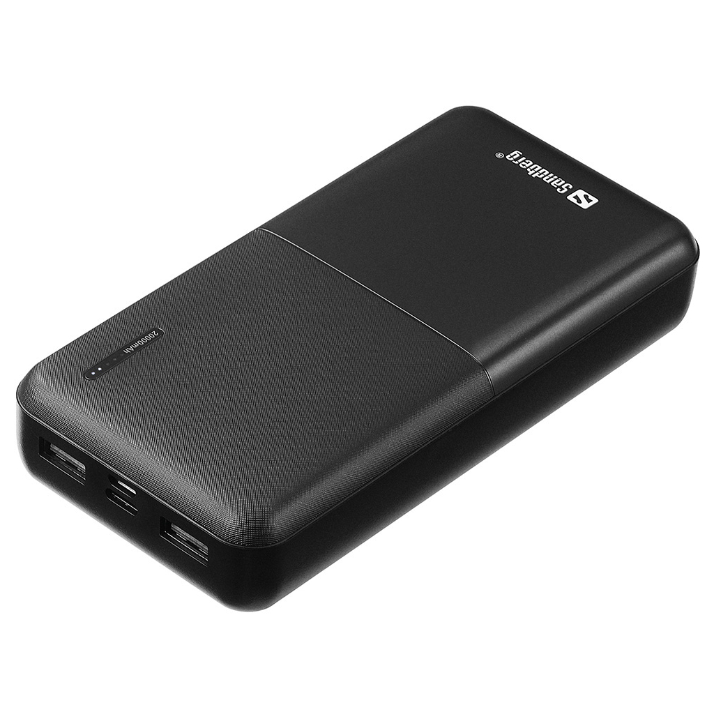 Батарея універсальна Sandberg 20000mAh, Saver, USB-C, Micro-USB, output: USB-A*2 Total 5V/2.4A (320-42) - фото 1 Батарея універсальна Sandberg 20000mAh, Saver, USB-C, Micro-USB, output: USB-A*2 Total 5V/2.4A (320-42) - фото 1