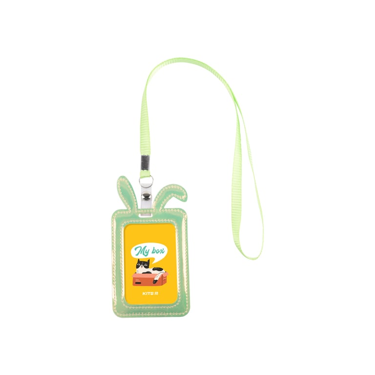 Бейдж Kite Bunny, з голографічним ефектом, зелений (K22-449-03) - фото 1