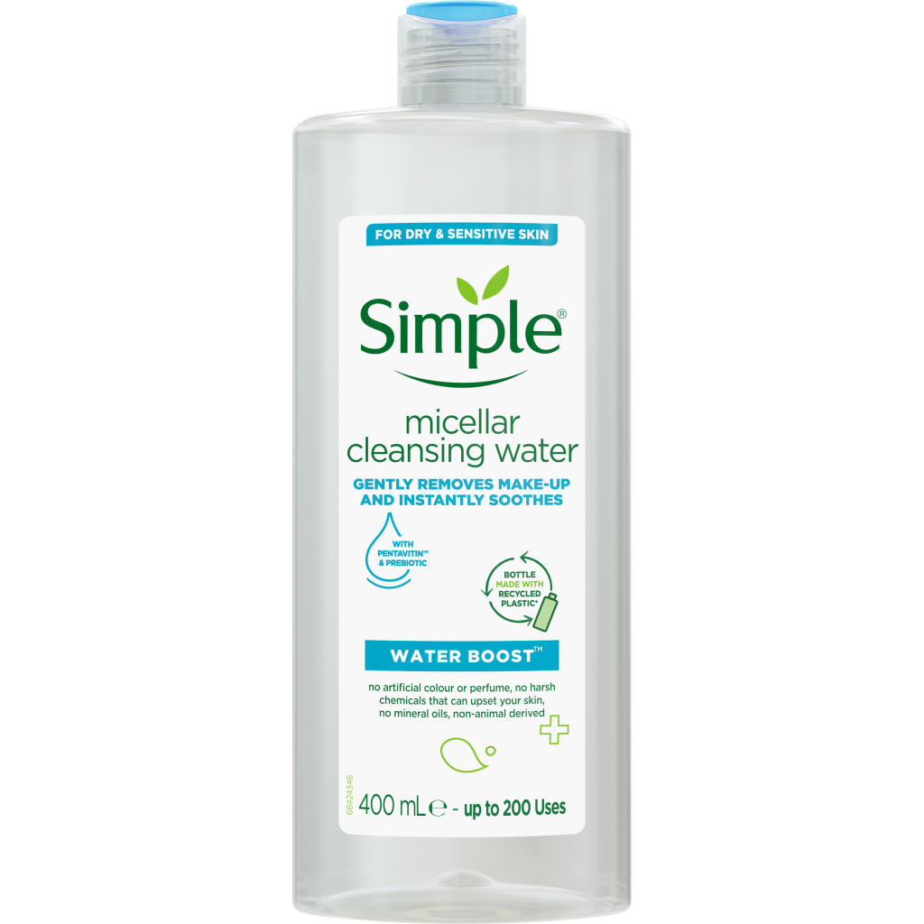 Міцелярна вода Simple Micellar Cleansing Water Pentavitin & Prebiotic 400 мл (8710908711619) Міцелярна вода Simple Micellar Cleansing Water Pentavitin & Prebiotic 400 мл (8710908711619)