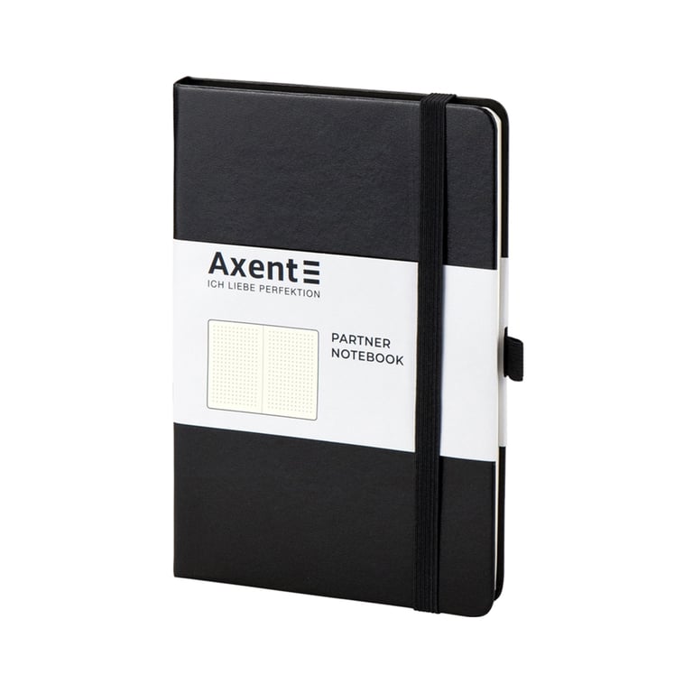 Книга записна Axent Partner, 125x195 мм, 96 аркушів, крапка, чорна (8306-01-A) - фото 2