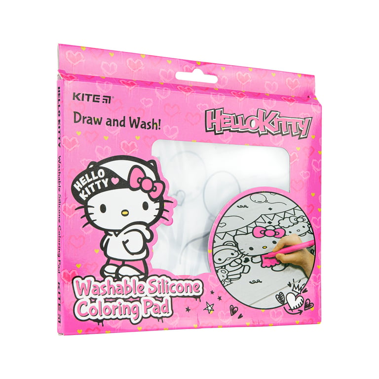 Підкладка настільна Kite силіконова розмальовка Hello Kitty, 30х40см (HK22-424) - фото 1