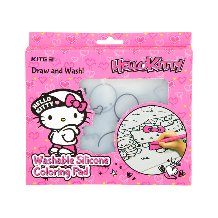 Підкладка настільна Kite силіконова розмальовка Hello Kitty, 30х40см (HK22-424) - фото 2