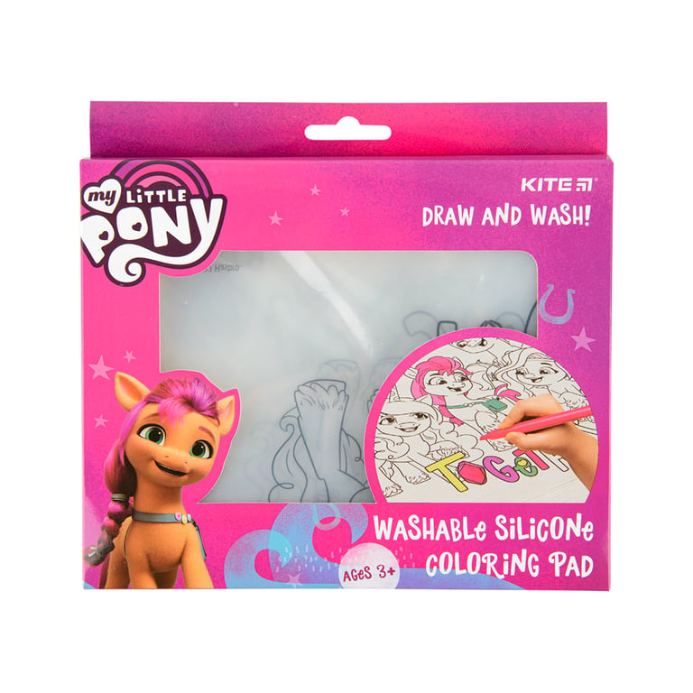 Підкладка настільна Kite силіконова розмальовка My Little Pony, 30х40см (LP22-424) - фото 2