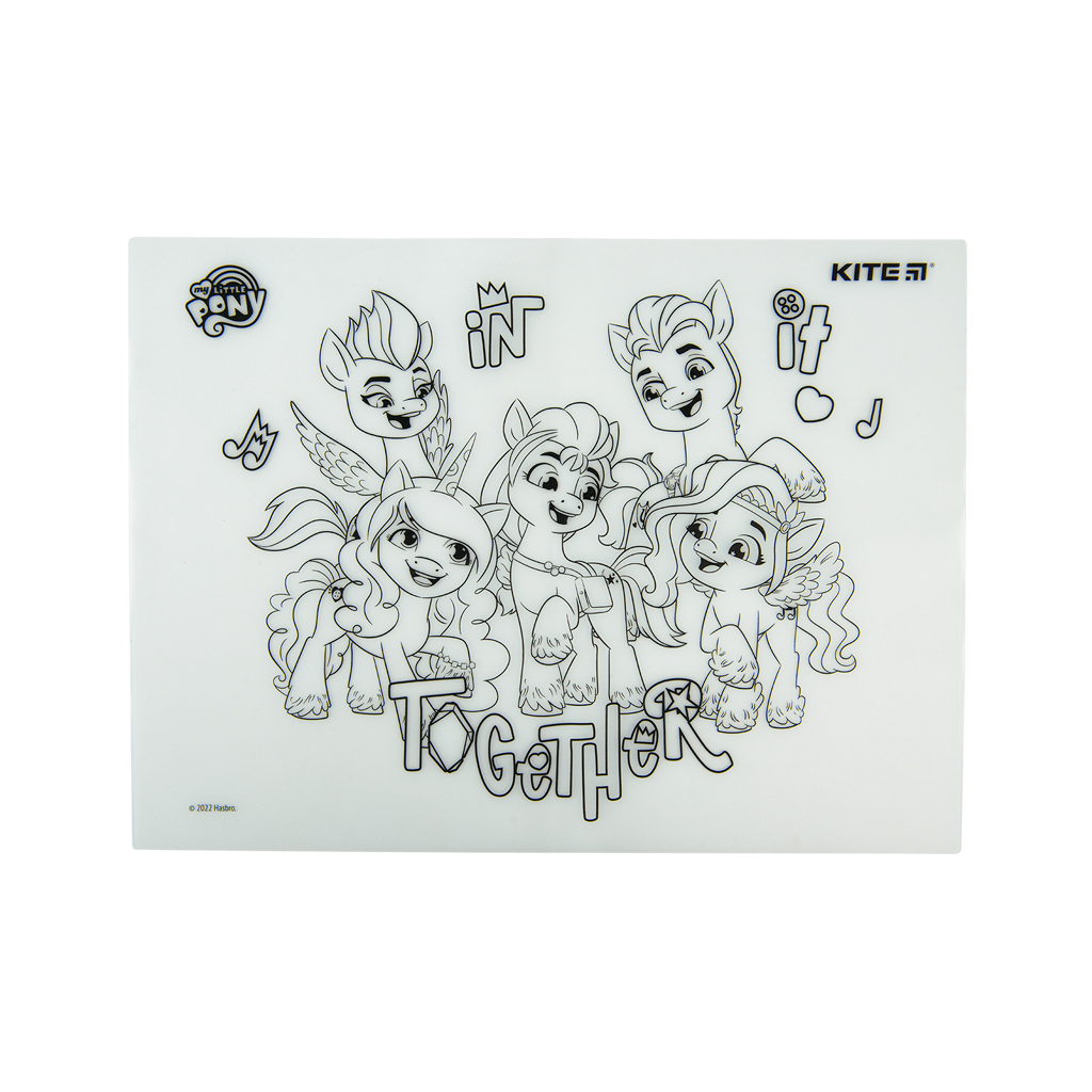 Підкладка настільна Kite силіконова розмальовка My Little Pony, 30х40см (LP22-424) - фото 4 Підкладка настільна Kite силіконова розмальовка My Little Pony, 30х40см (LP22-424) - фото 4