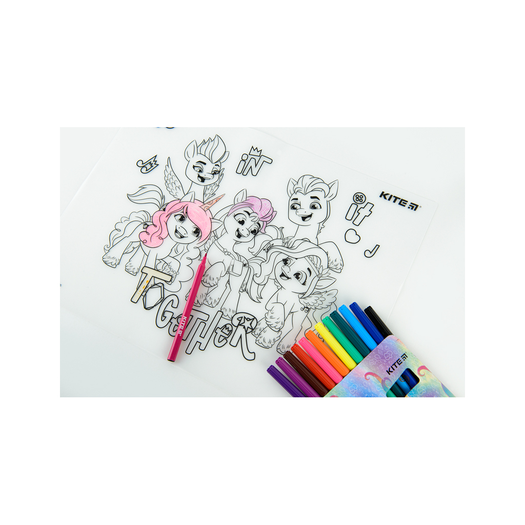 Підкладка настільна Kite силіконова розмальовка My Little Pony, 30х40см (LP22-424) - фото 6 Підкладка настільна Kite силіконова розмальовка My Little Pony, 30х40см (LP22-424) - фото 6