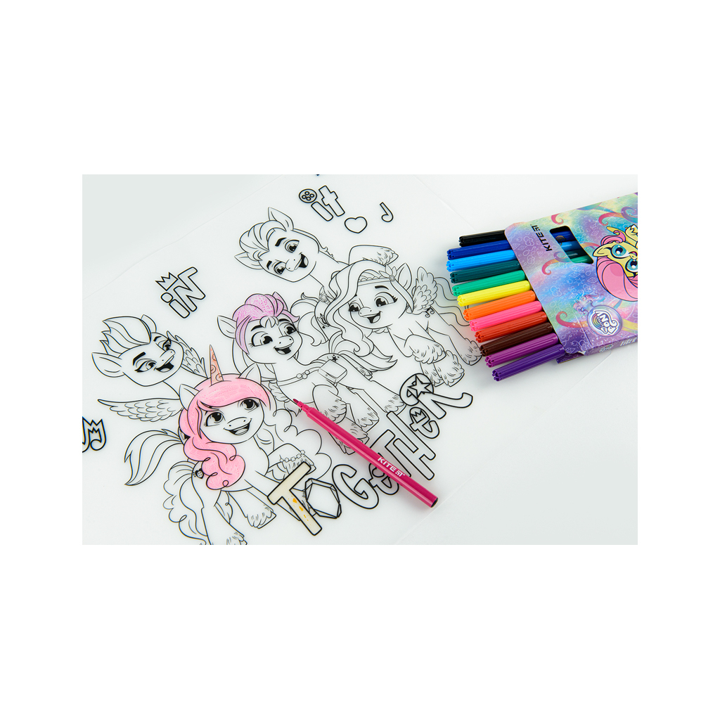 Підкладка настільна Kite силіконова розмальовка My Little Pony, 30х40см (LP22-424) - фото 7 Підкладка настільна Kite силіконова розмальовка My Little Pony, 30х40см (LP22-424) - фото 7