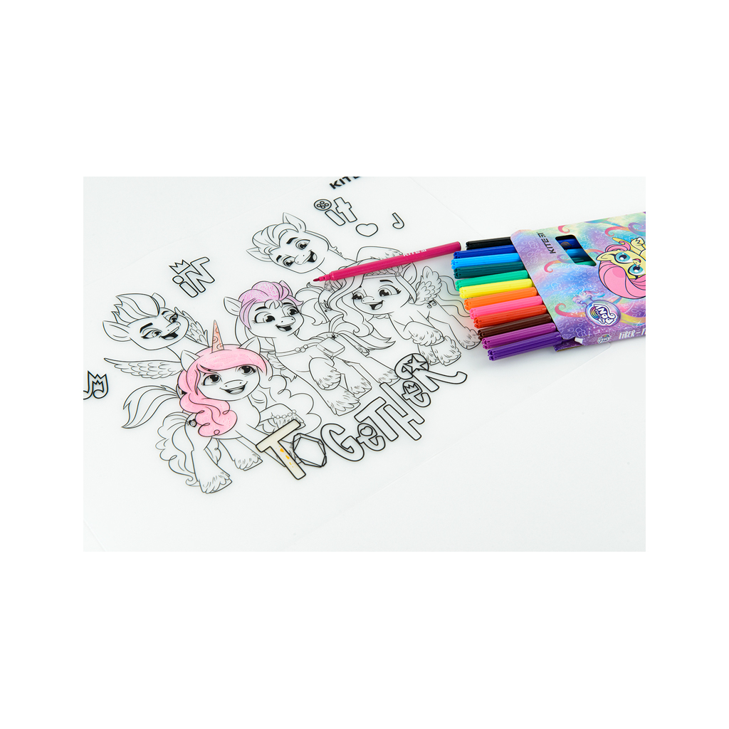 Підкладка настільна Kite силіконова розмальовка My Little Pony, 30х40см (LP22-424) - фото 8 Підкладка настільна Kite силіконова розмальовка My Little Pony, 30х40см (LP22-424) - фото 8