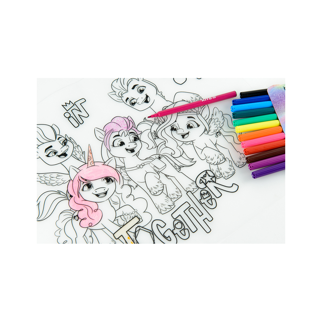 Підкладка настільна Kite силіконова розмальовка My Little Pony, 30х40см (LP22-424) - фото 9 Підкладка настільна Kite силіконова розмальовка My Little Pony, 30х40см (LP22-424) - фото 9