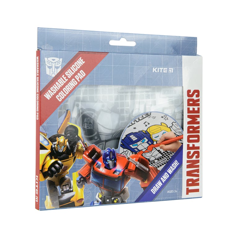 Підкладка настільна Kite силіконова розмальовка Transformers, 30х40см (TF22-424) - фото 1