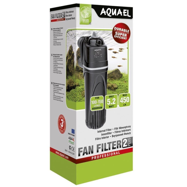 Фільтр для акваріума AquaEl Fan 2 Plus внутрішній до 150 л (5905546030700) - фото 2
