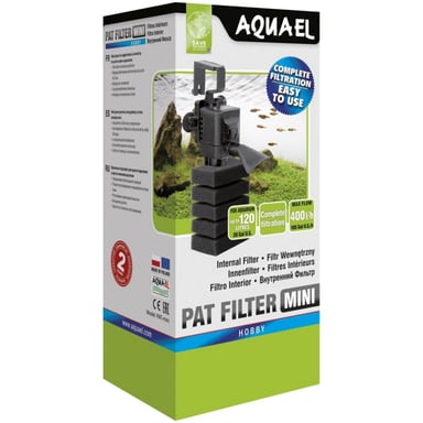 Фільтр для акваріума AquaEl Pat Mini внутрішній до 120 л (5905546061339) - фото 1