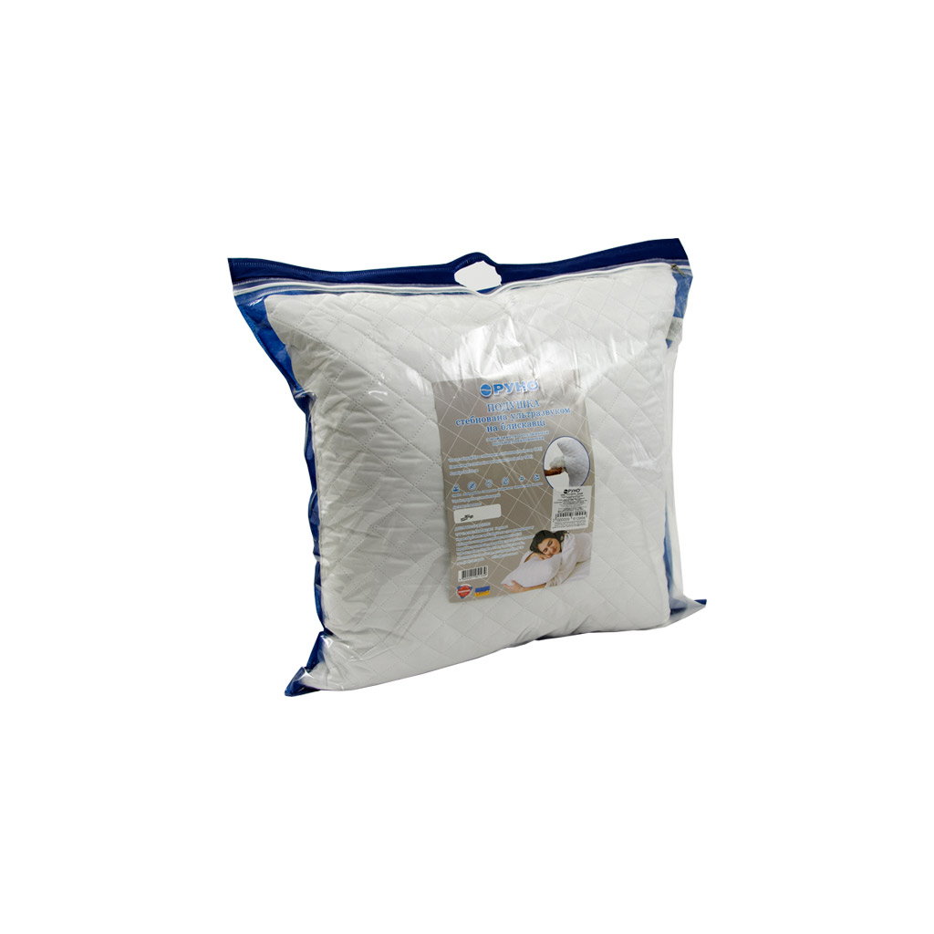 Подушка Руно силіконова на блискавці Ромб 70х70 см (313.52УМ_Ромб) - фото 7 Подушка Руно силіконова на блискавці Ромб 70х70 см (313.52УМ_Ромб) - фото 7